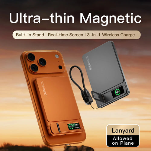 Batterie Externe Magnétique Sans Fil 20W 10000mAh - Charge Rapide