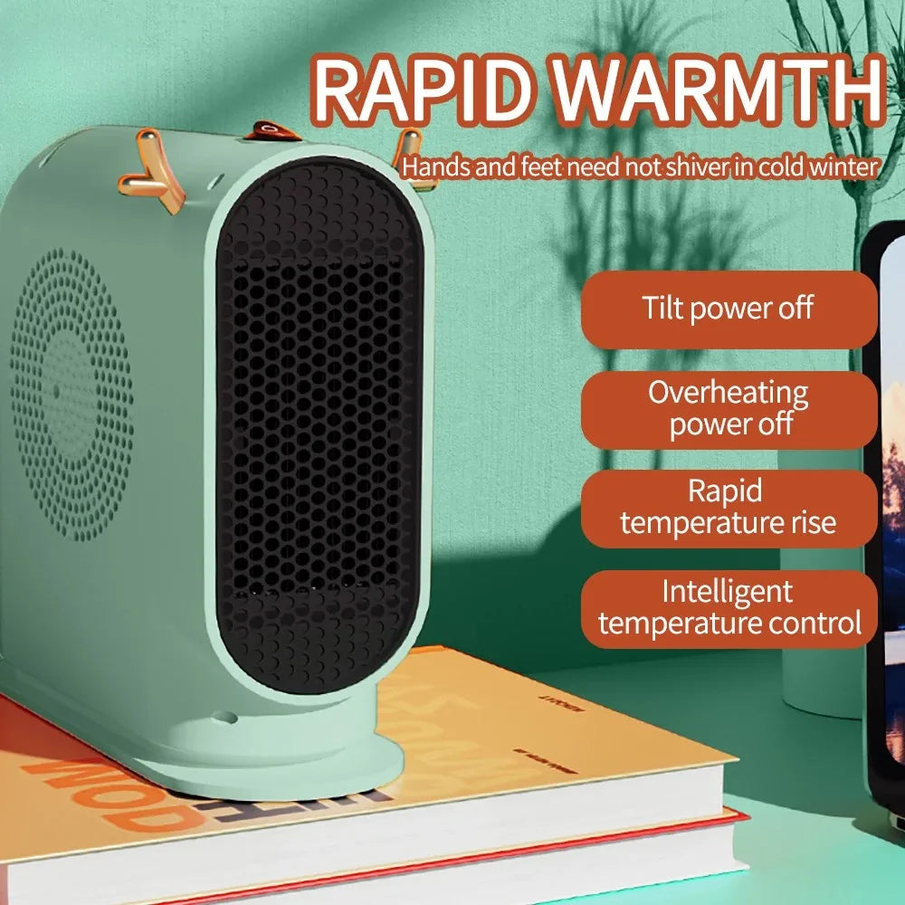 Radiateur Soufflant Portable 500W - Chauffage Rapide Bureau & Maison