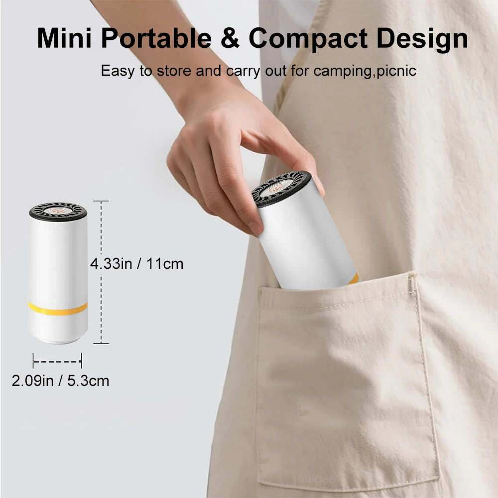 Machine Sous-Vide Électrique Rechargeable + Sacs BPA Free
