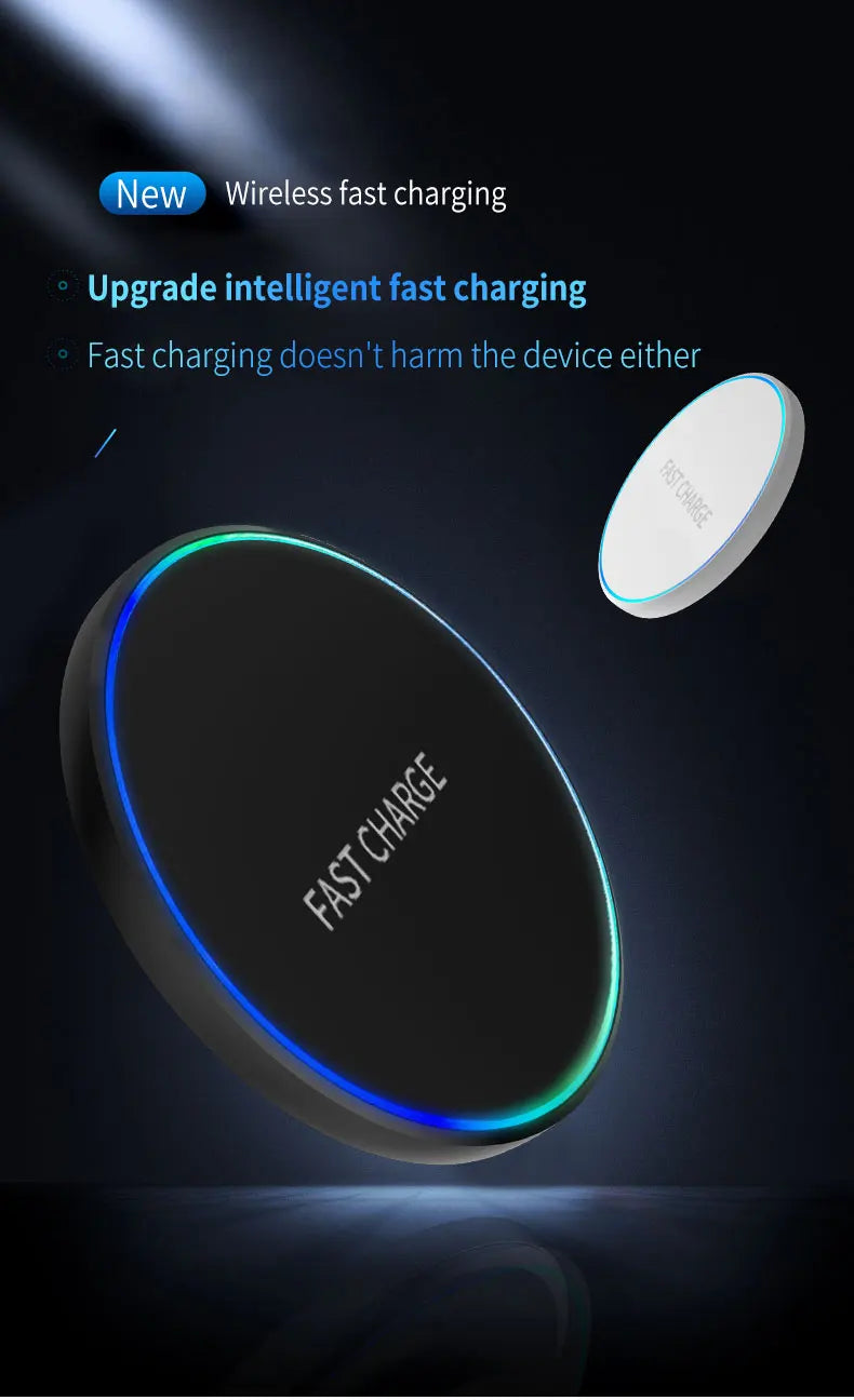 Station de Charge Sans Fil Rapide - Téléphone Montre Écouteurs