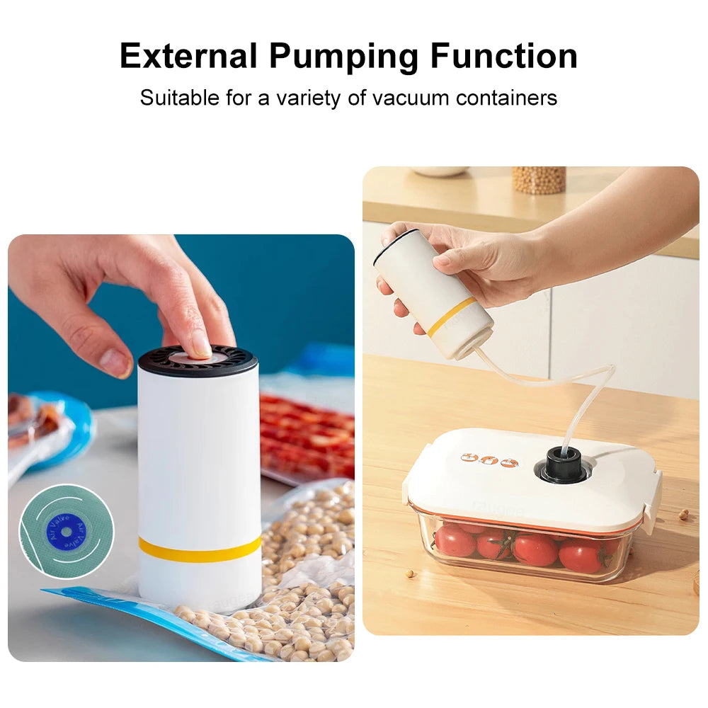 Machine Sous-Vide Électrique Rechargeable + Sacs BPA Free