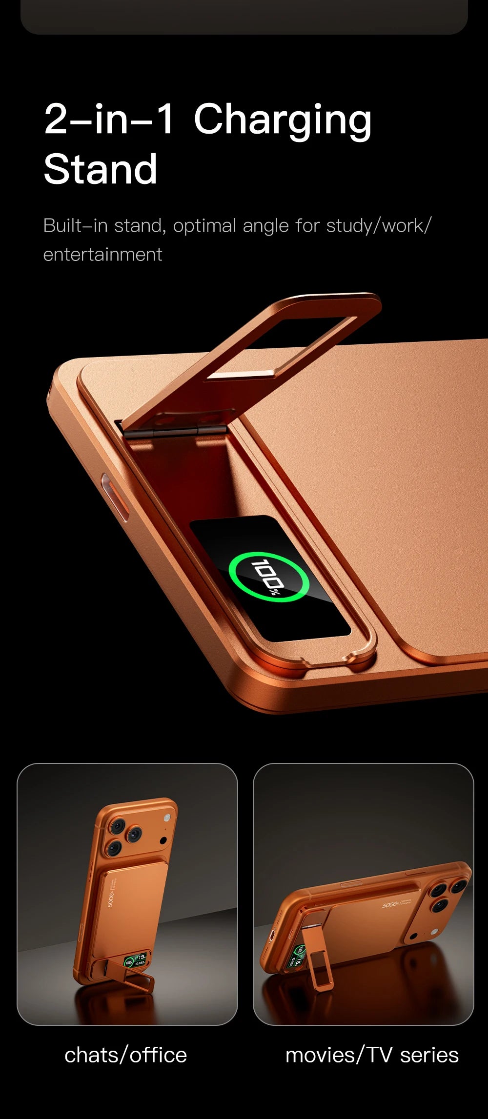 Batterie Externe Magnétique Sans Fil 20W 10000mAh - Charge Rapide