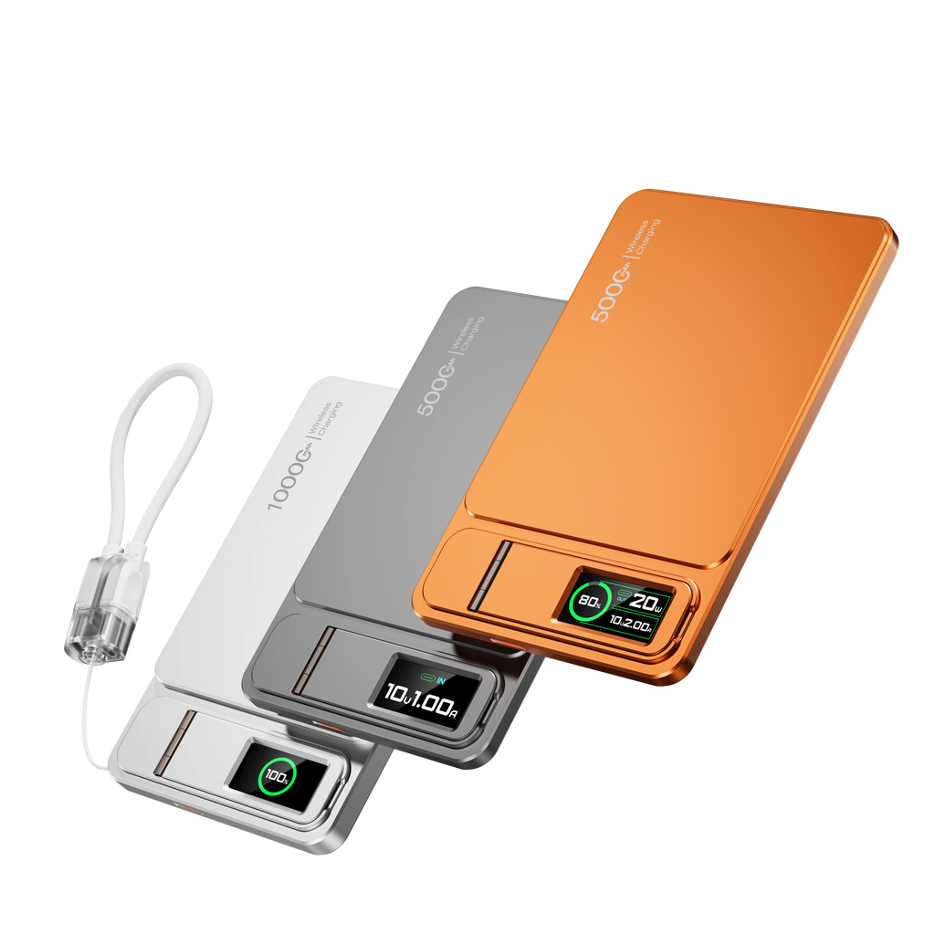Batterie Externe Magnétique Sans Fil 20W 10000mAh - Charge Rapide