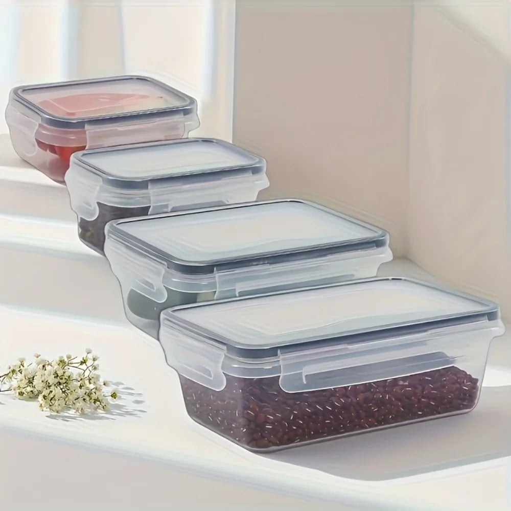 Boîtes de Conservation Hermétiques Sans BPA - Set 8 pièces