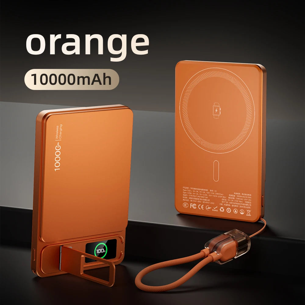 Batterie Externe Magnétique Sans Fil 20W 10000mAh - Charge Rapide