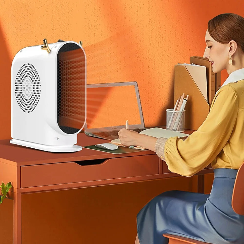 Radiateur Soufflant Portable 500W - Chauffage Rapide Bureau & Maison