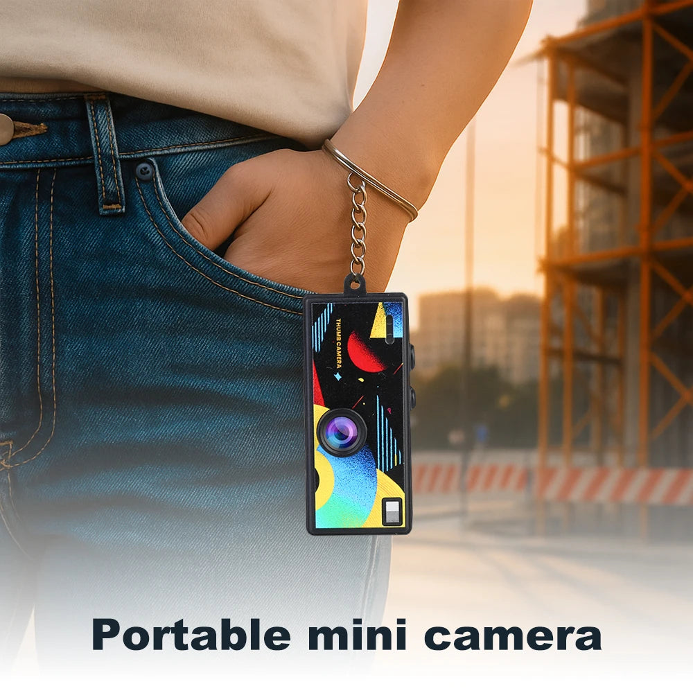 Mini Caméra Rétro 1080P - Ultra-Compacte Design Vintage
