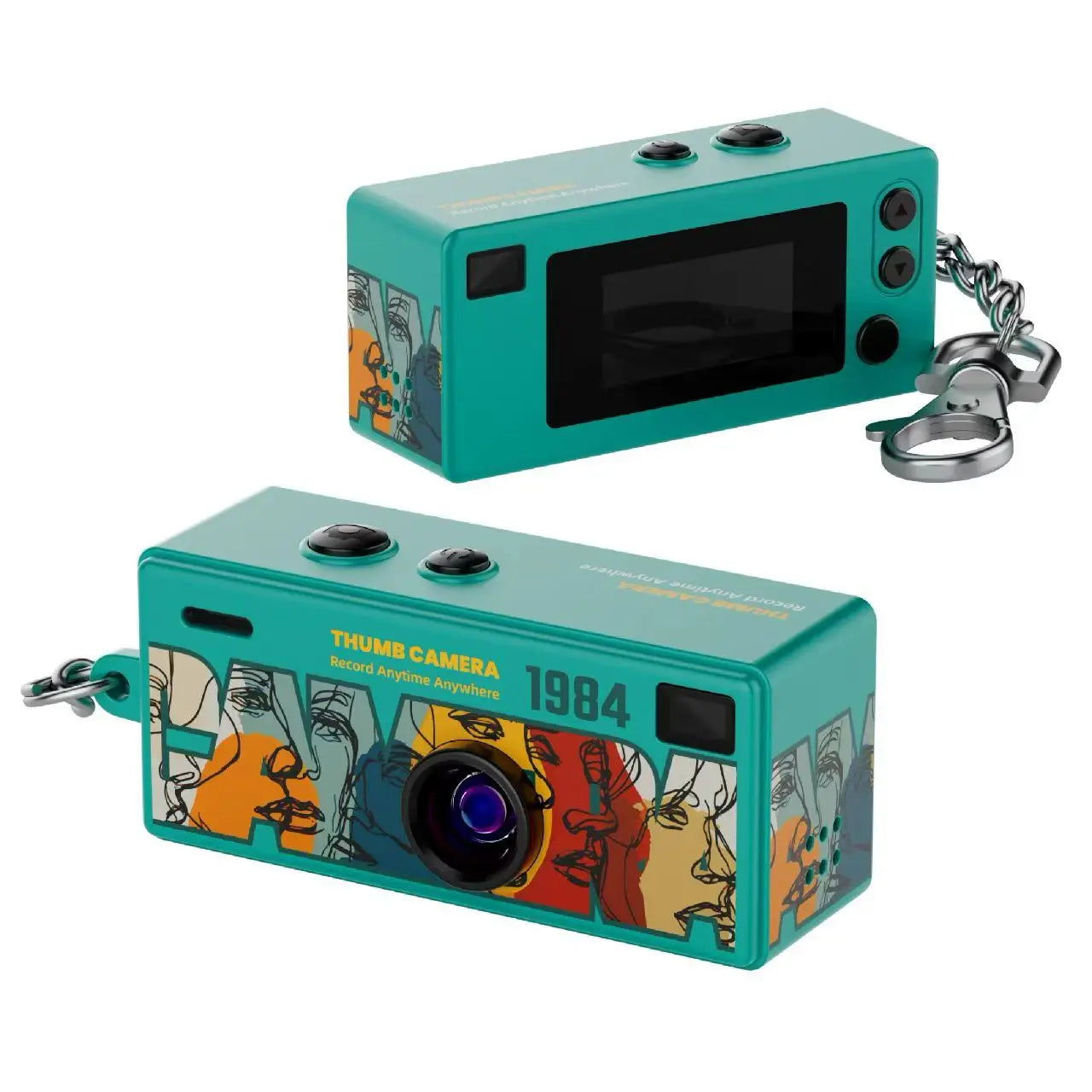 Mini Caméra Rétro 1080P - Ultra-Compacte Design Vintage