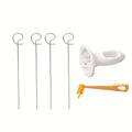 Spiraliseur de Légumes Inox 6-en-1 - Coupe Spirale